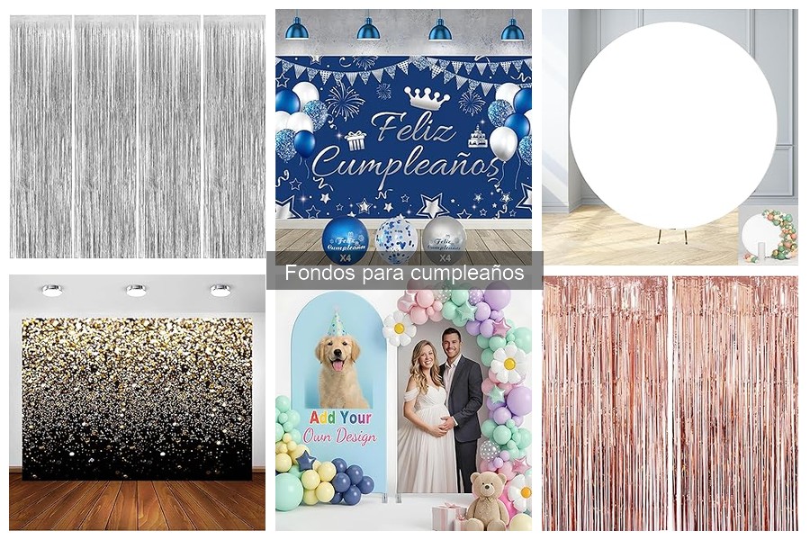 Ideas Creativas para Fondos de Cumpleaños Únicos