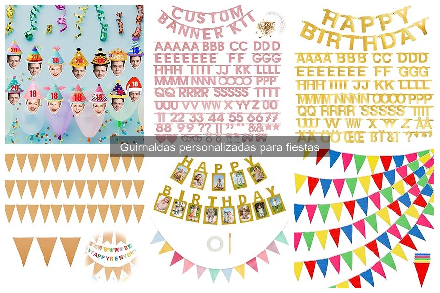 Ideas creativas para guirnaldas personalizadas en fiestas