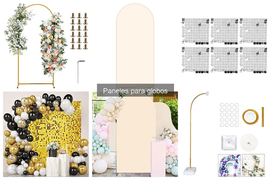 Ideas creativas para paneles de globos en eventos