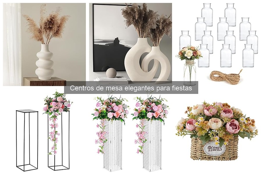 Ideas Creativas para Personalizar Centros de Mesa Elegantes