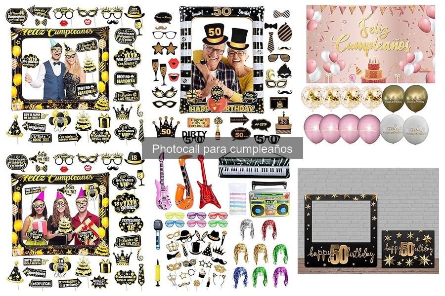 Ideas creativas para photocalls de cumpleaños originales