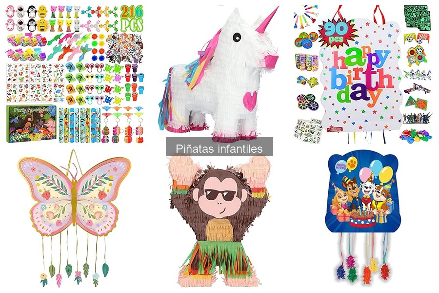 Ideas creativas para rellenar una piñata infantil