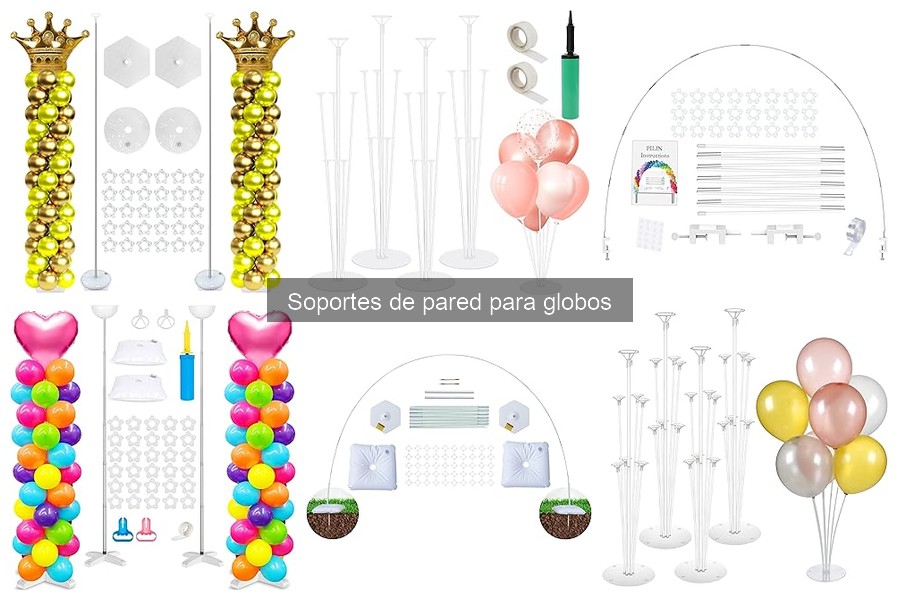 Ideas Creativas para Soportes de Pared para Globos