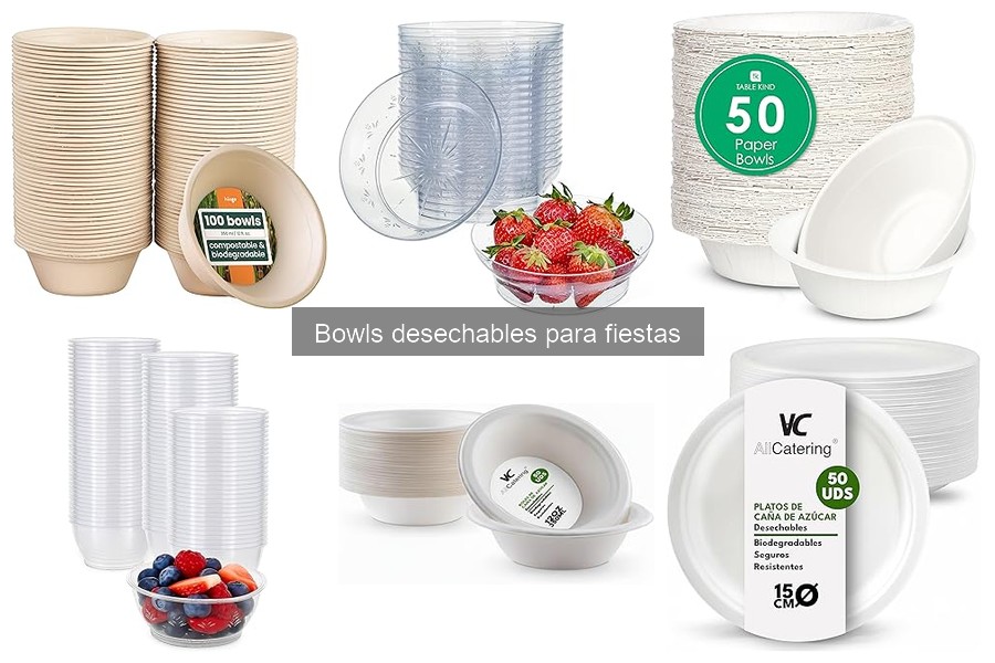 Ideas Creativas para Usar Bowls Desechables en Fiestas