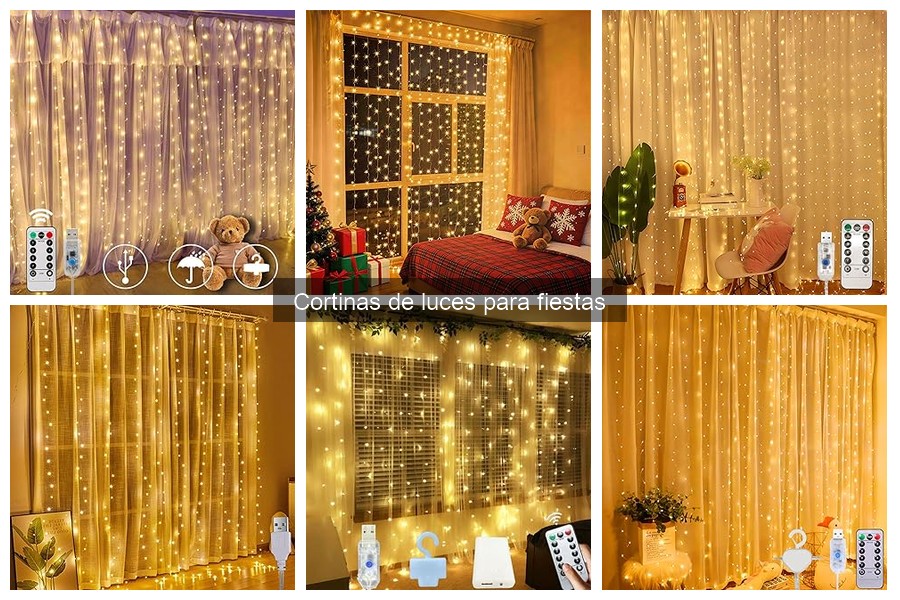 Ideas Creativas para Usar Cortinas de Luces en Fiestas