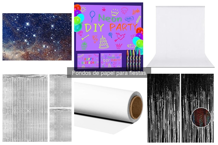 Ideas creativas para usar fondos de papel en fiestas