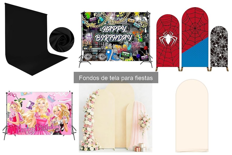 Ideas creativas para usar fondos de tela en fiestas