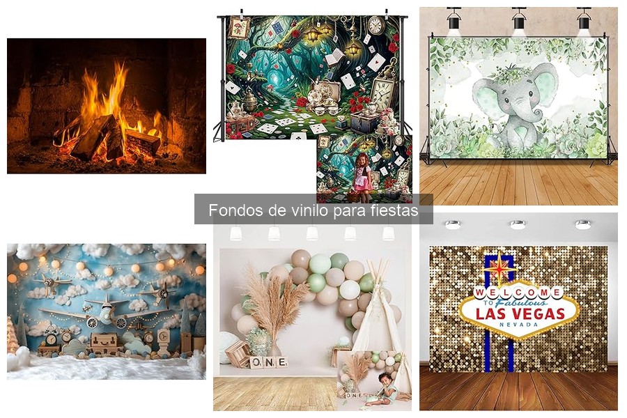 Ideas creativas para usar fondos de vinilo en fiestas
