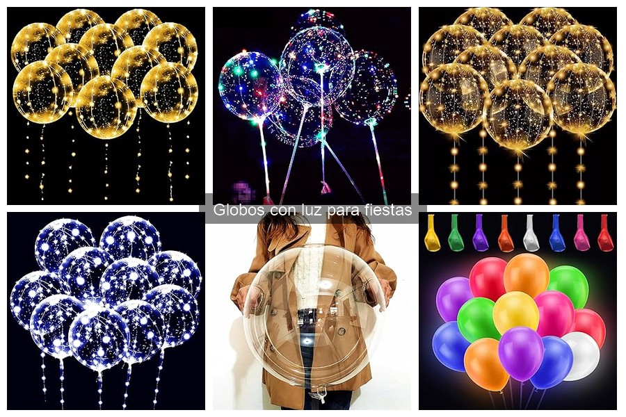 Ideas creativas para usar globos con luz en fiestas