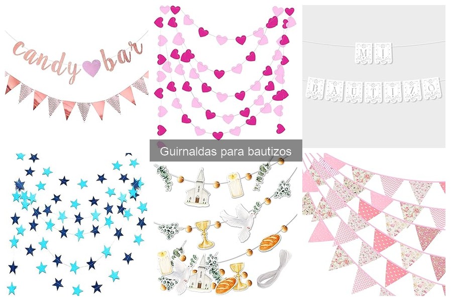 Ideas Creativas para Usar Guirnaldas en Bautizos