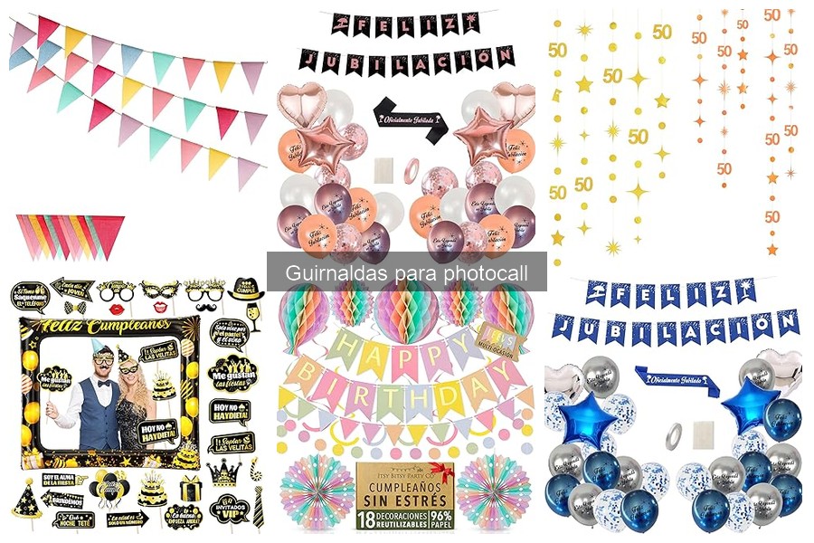 Ideas Creativas para Usar Guirnaldas en Photocalls