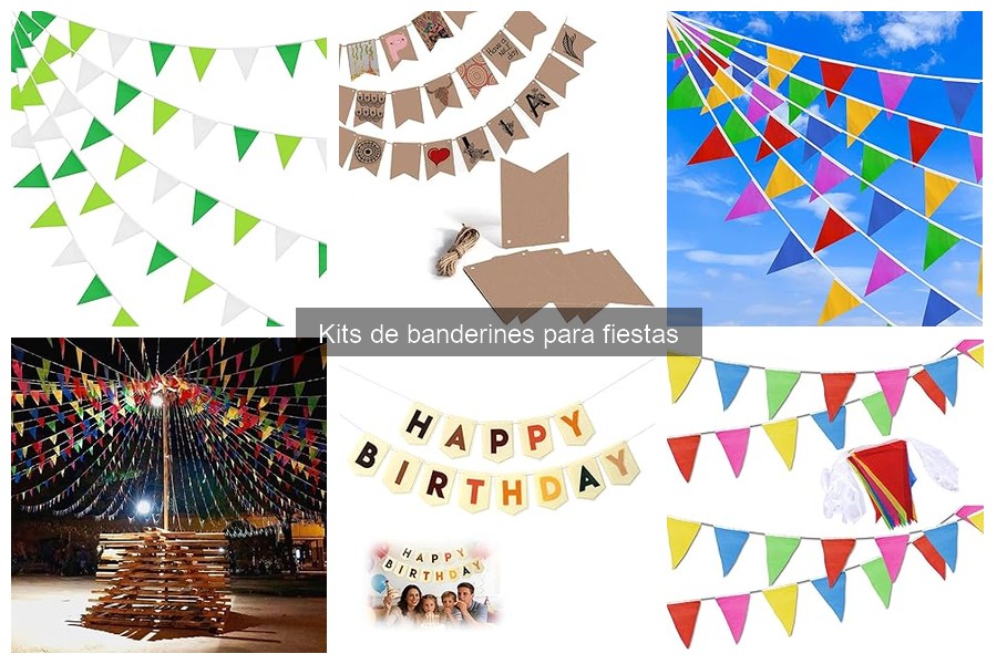 Ideas Creativas para Usar Kits de Banderines en Fiestas