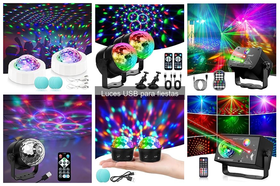 Ideas creativas para usar luces USB en fiestas y eventos