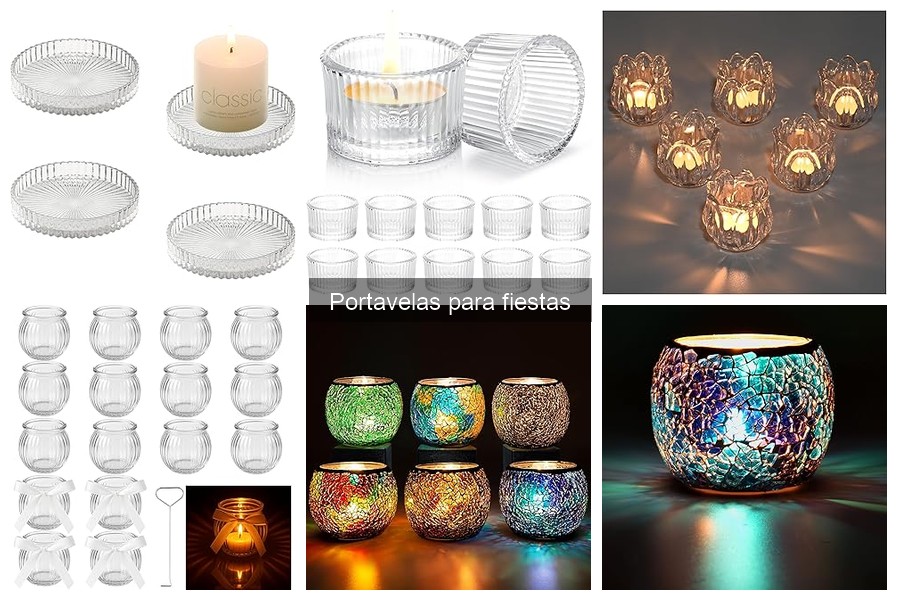 Ideas creativas para usar portavelas en fiestas