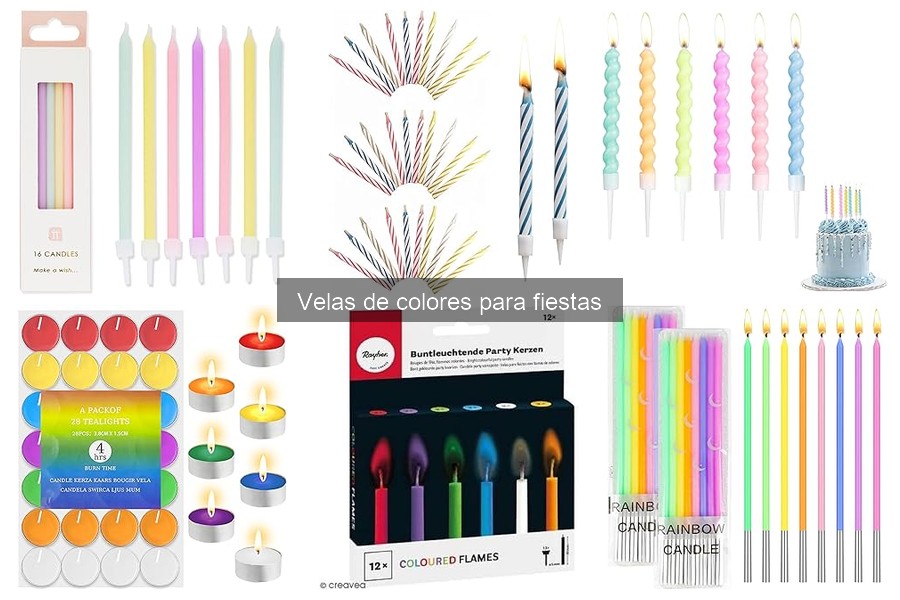 Ideas Creativas para Usar Velas de Colores en Fiestas