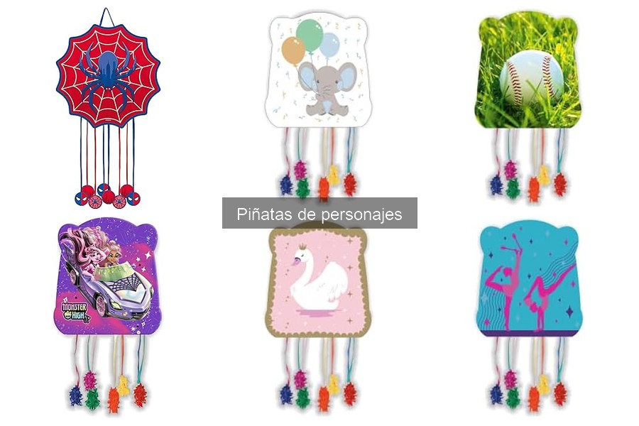 Ideas de juego con piñatas de personajes para fiestas