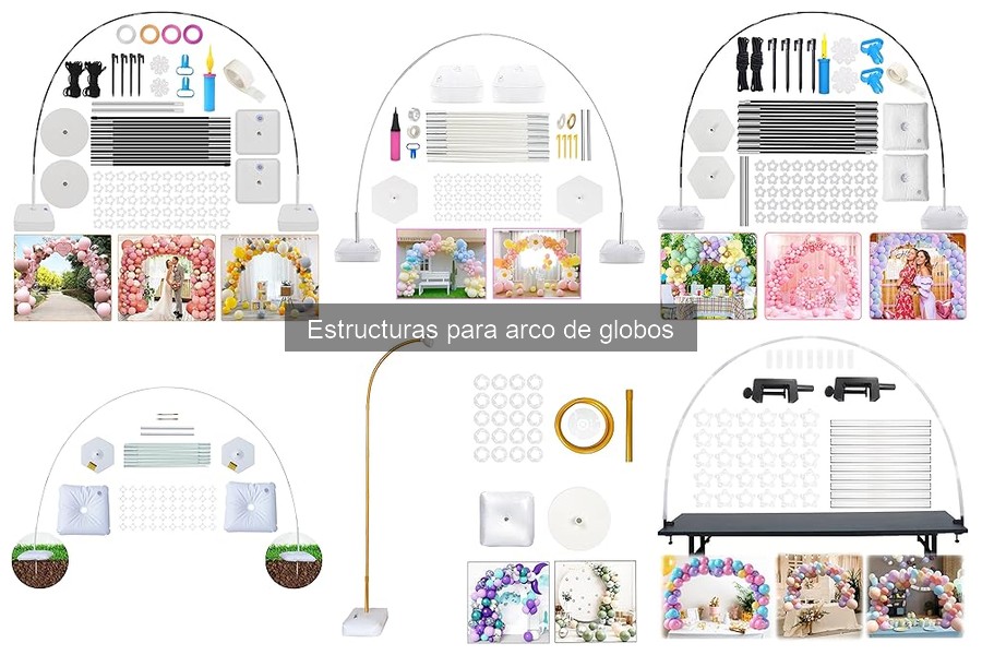 Inspírate con diseños creativos de arcos de globos