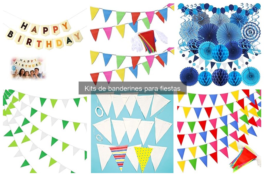 Instrucciones para Montar Kits de Banderines en Fiestas