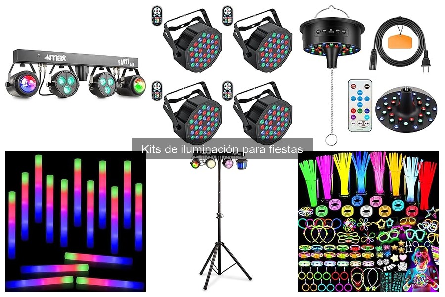 Kits de iluminación para fiestas: ¿Qué son y cómo usarlos?
