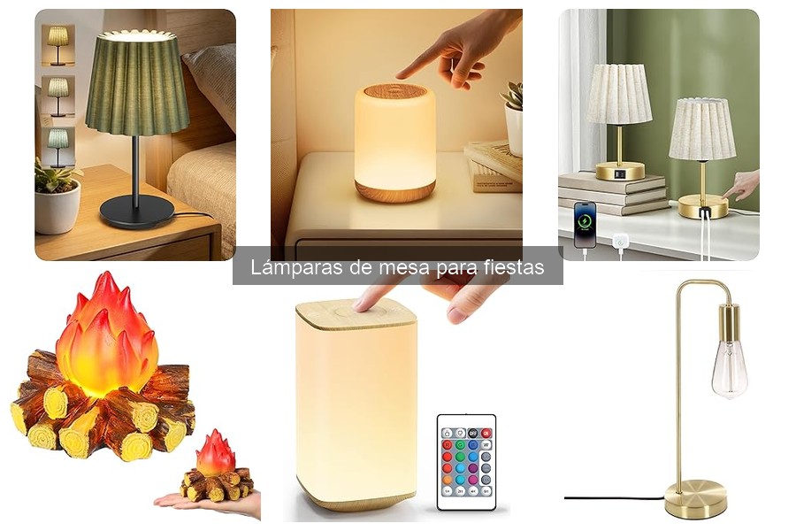 Lámparas de mesa para fiestas: Decoración imprescindible