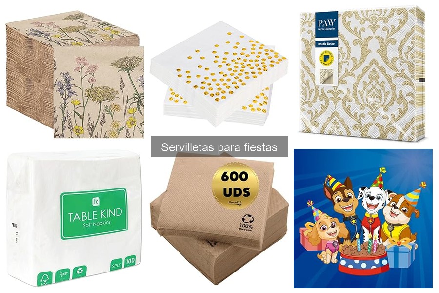 Las mejores tiendas online para comprar servilletas para fiestas