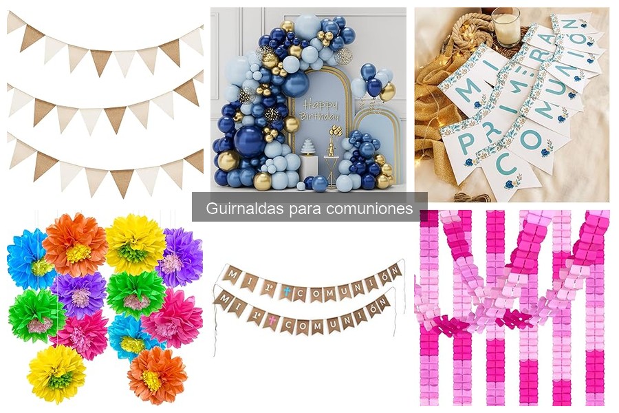 Las Mejores Tiendas para Comprar Guirnaldas de Comunión