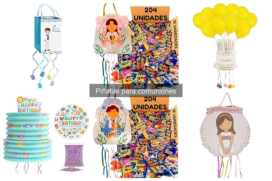 Las Piñatas Más Populares para Comuniones en 2023