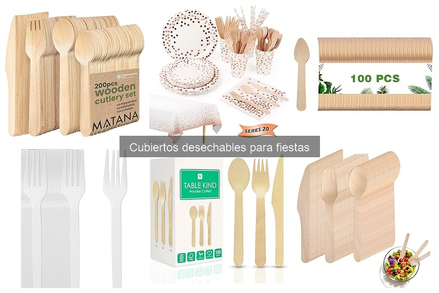 Los Mejores Diseños de Cubiertos Desechables para Eventos Temáticos