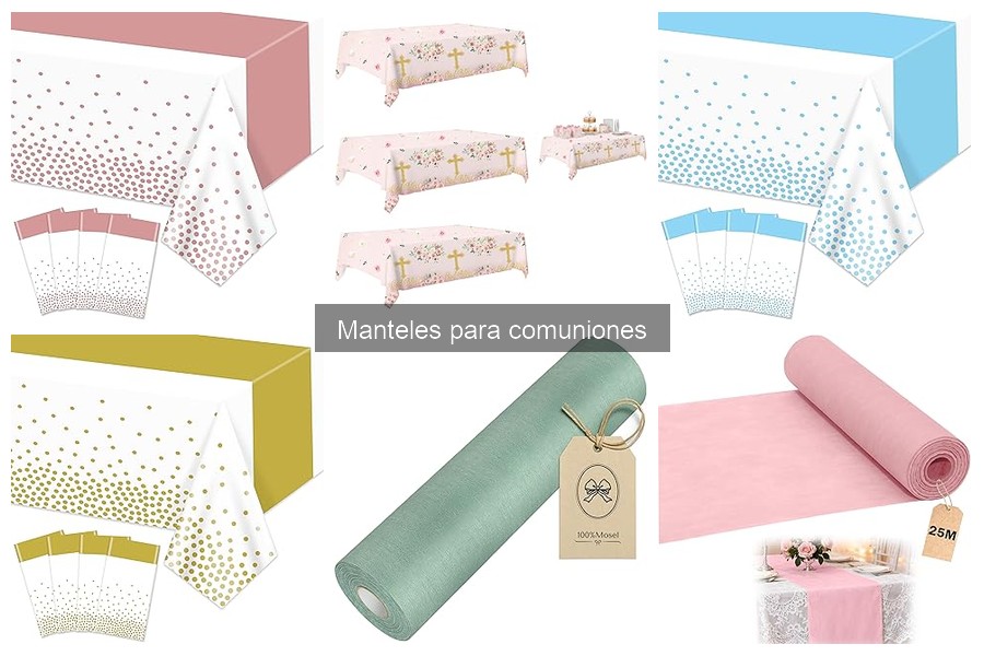 Los mejores manteles para comuniones: estilos y materiales
