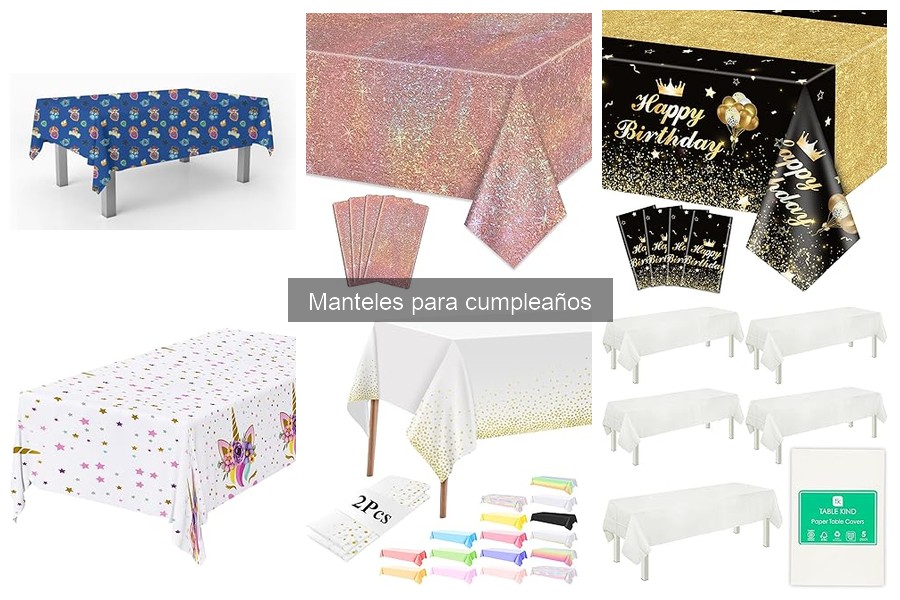 Los mejores manteles para cumpleaños: guía y opciones
