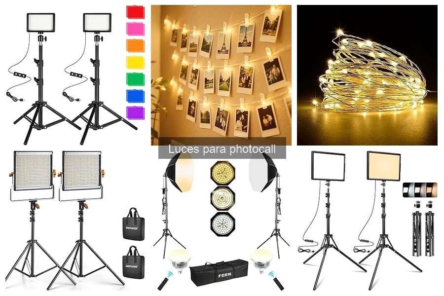 Luces para Photocall: Guía para Elegir las Mejores en Interiores