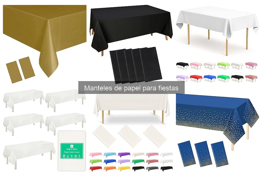 Manteles de papel temáticos para fiestas: opciones y diseños