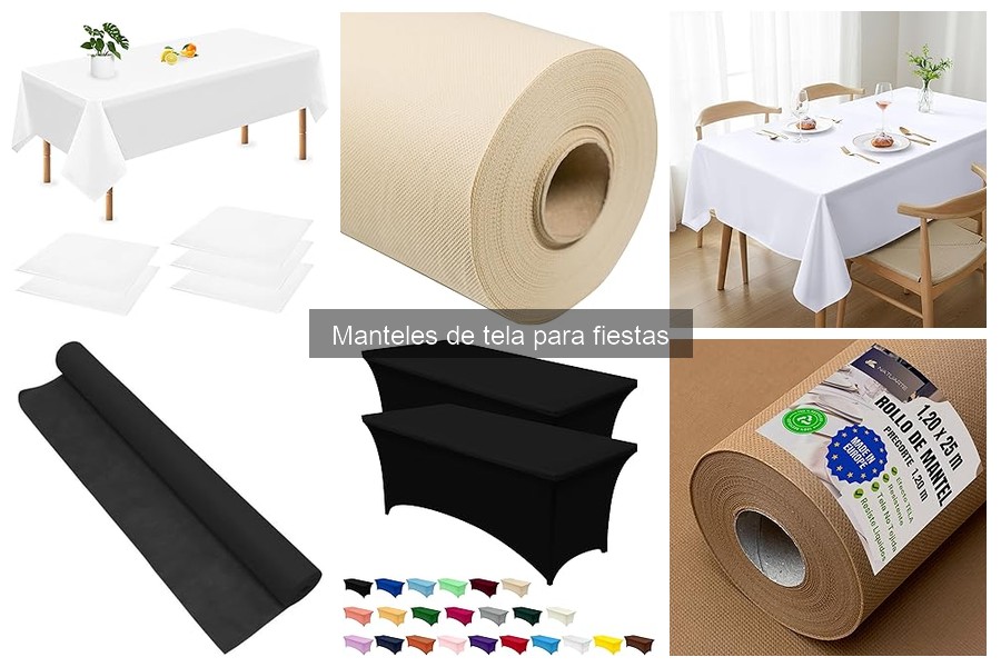 Manteles de tela con diseños temáticos para fiestas y eventos