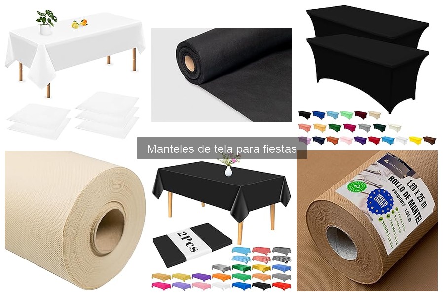 Manteles de tela personalizables para eventos especiales
