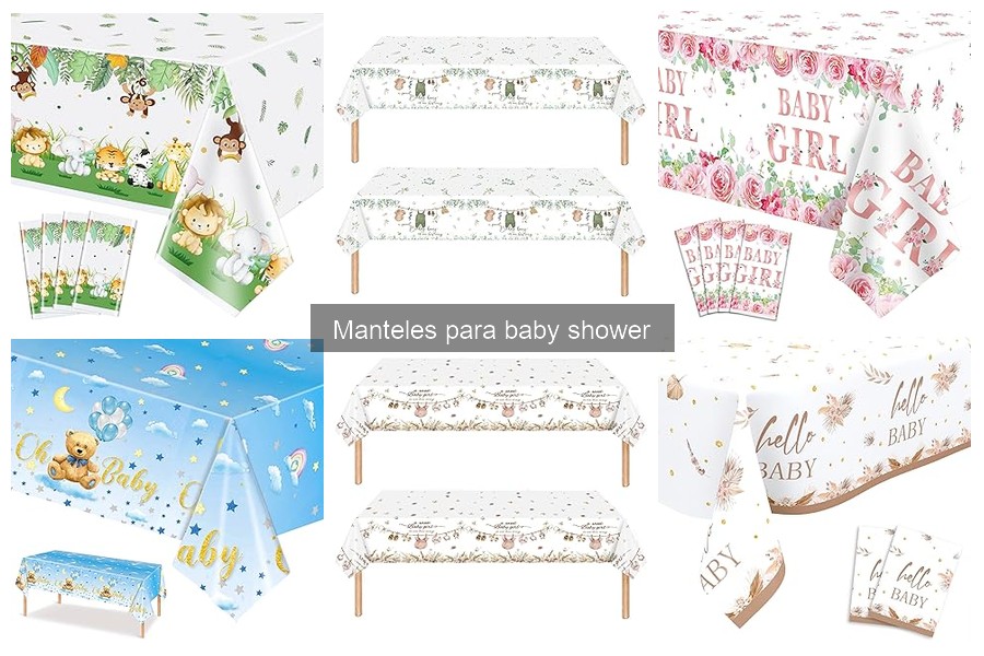 Manteles ideales para baby shower: tipos y estilos recomendados