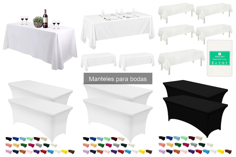 Manteles para bodas: Elige según el tema de tu celebración