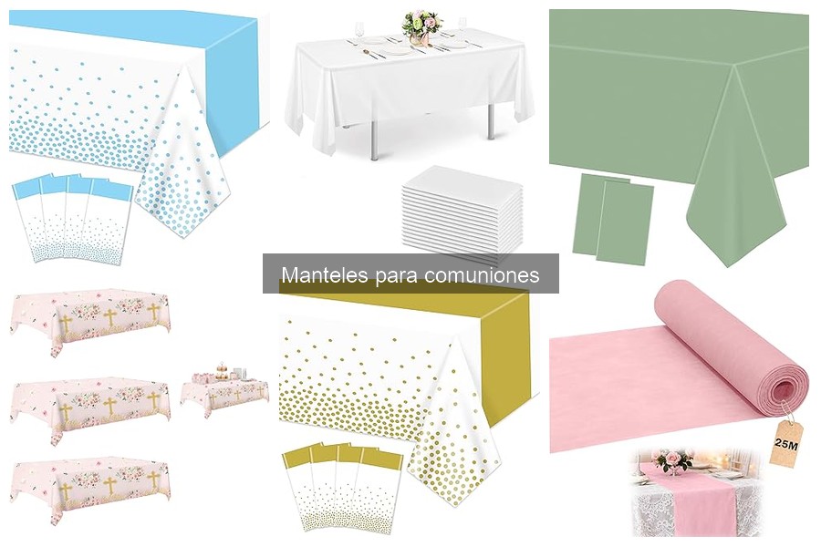 ** Manteles personalizados para comuniones: ¿vale la pena elegirlos?