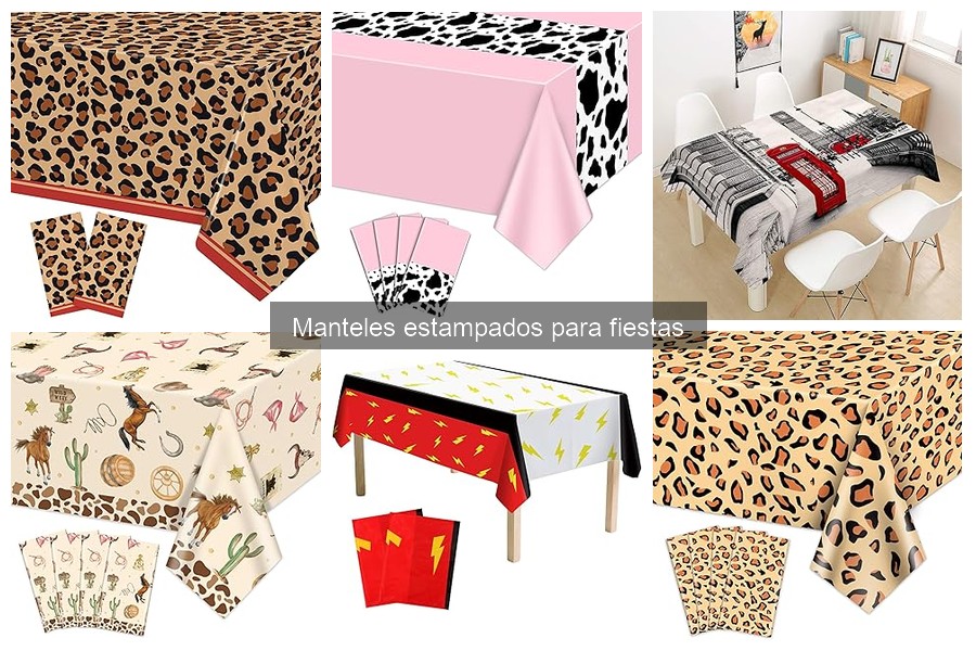Mantenimiento de manteles estampados: cómo limpiarlos