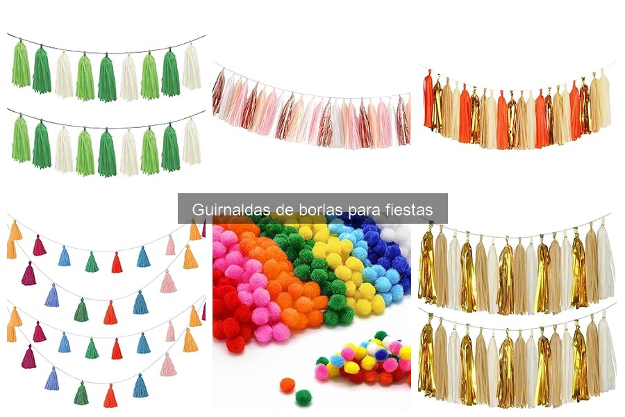 Mantenimiento y cuidado de guirnaldas de borlas