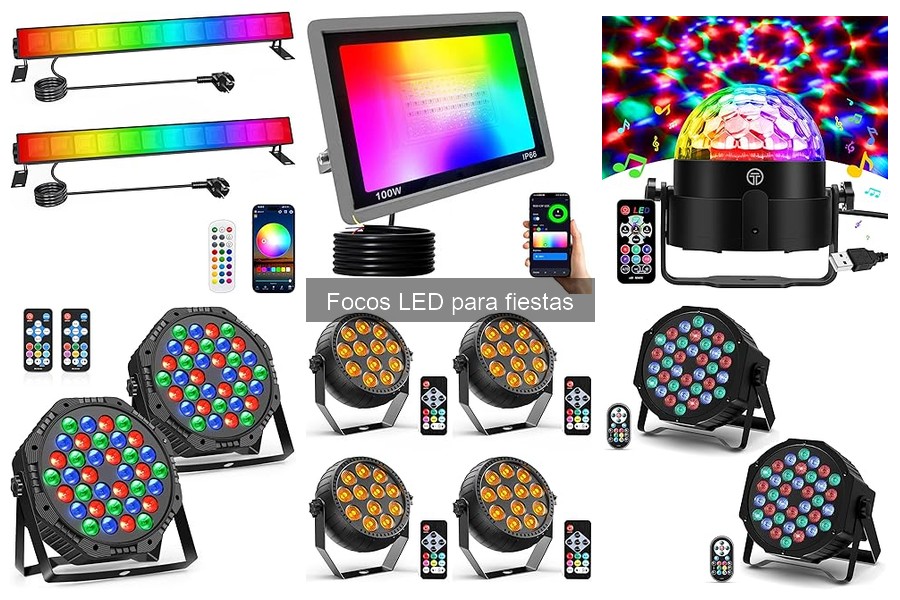 Maximiza el Efecto de Focos LED en Tus Fiestas