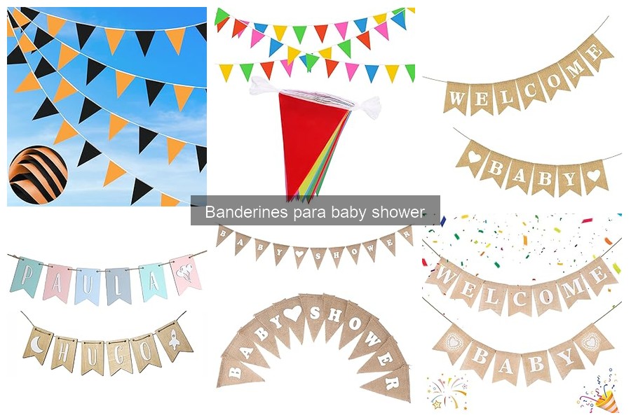 Mejores banderines de baby shower en Amazon para tu fiesta