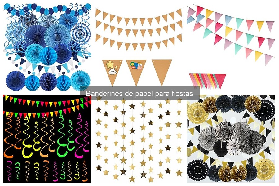 Mejores banderines de papel para cumpleaños: Comparativa 2023
