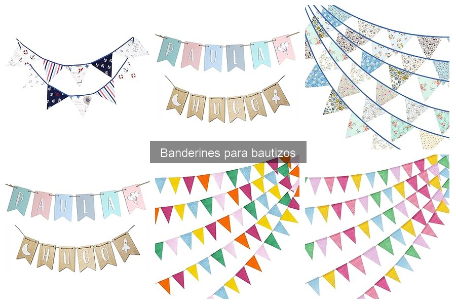 Mejores banderines para bautizos en 2023: Comparativa