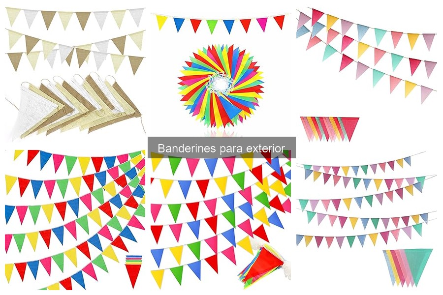 Mejores banderines para fiestas al aire libre: ¡guía de compras!
