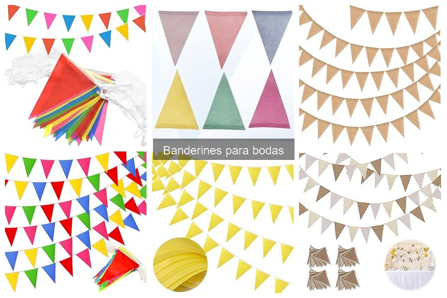 Mejores banderines vintage para bodas: comparativa 2023