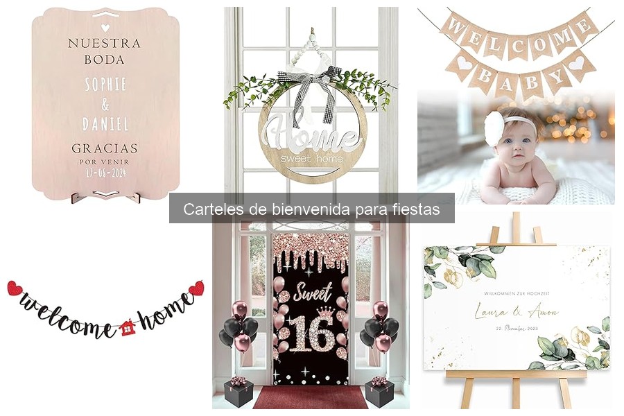 Mejores Carteles de Bienvenida para Fiestas Temáticas