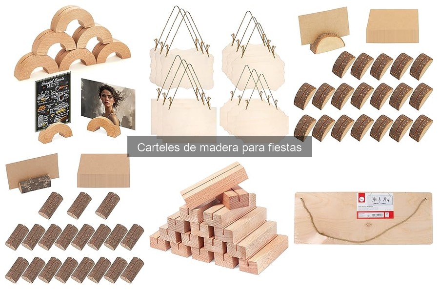 Mejores carteles de madera para cumpleaños: comparativa 2023