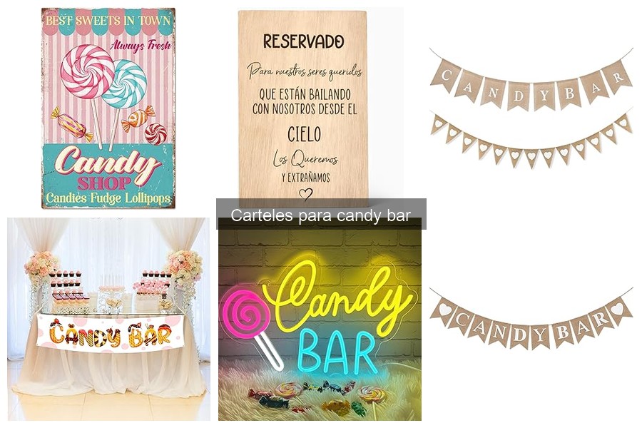 Mejores carteles para candy bar en 2023: Guía de compra