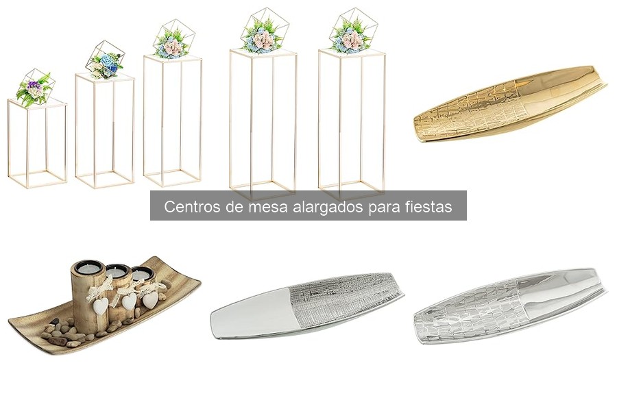 Mejores centros de mesa alargados para bodas: comparativa 2023