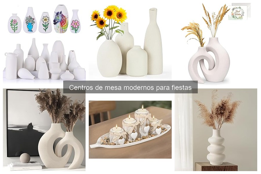 Mejores centros de mesa modernos para bodas: comparativa 2023